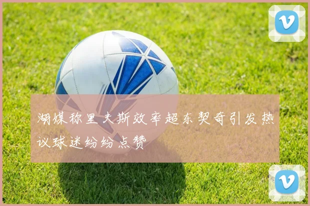 湖媒称里夫斯效率超东契奇引发热议球迷纷纷点赞